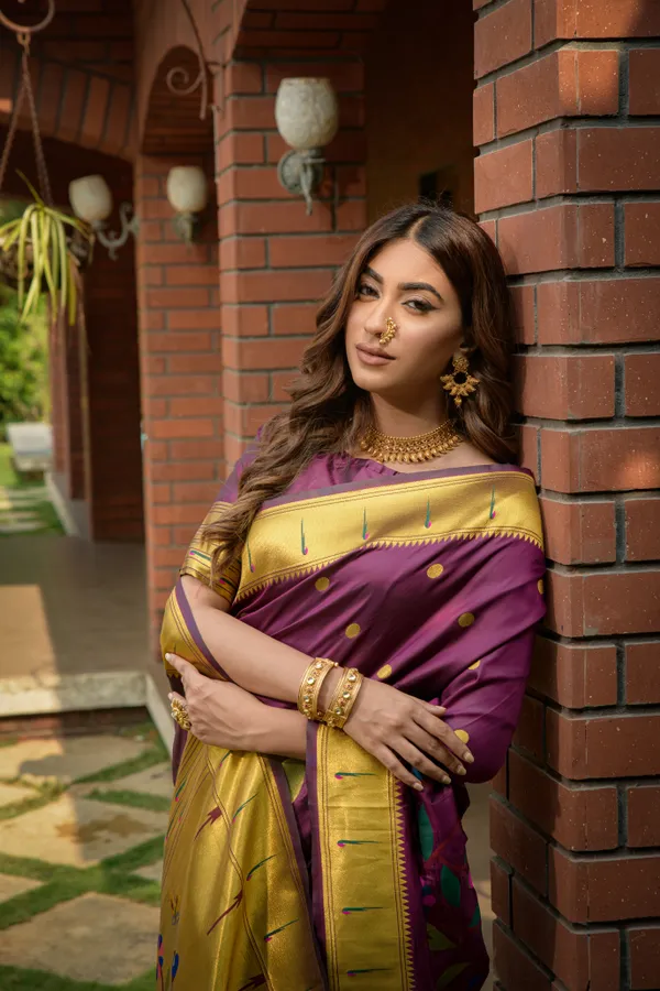Purple_Pure_Silk_Paithani_Saree